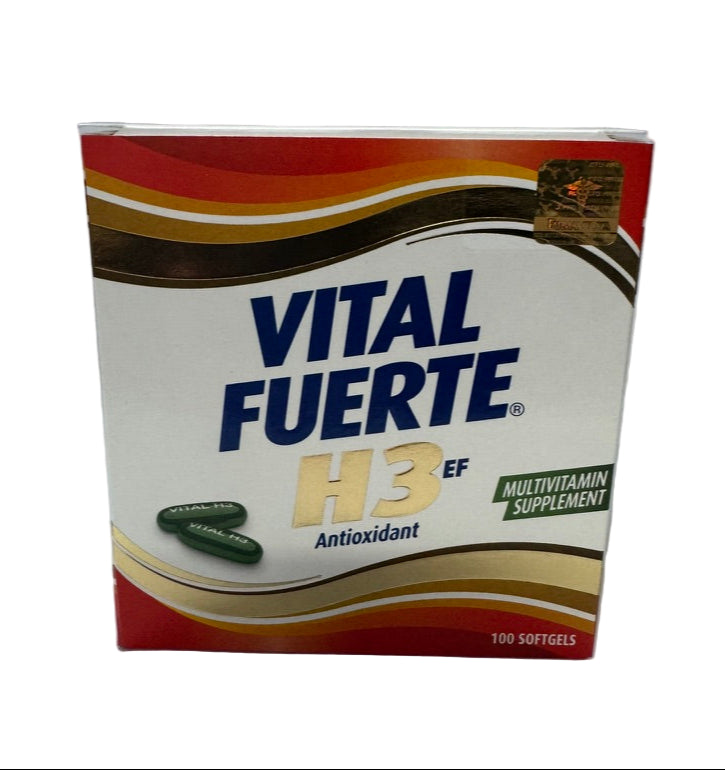 Vital Fuerte H3 Antioxidant 100 Capsules