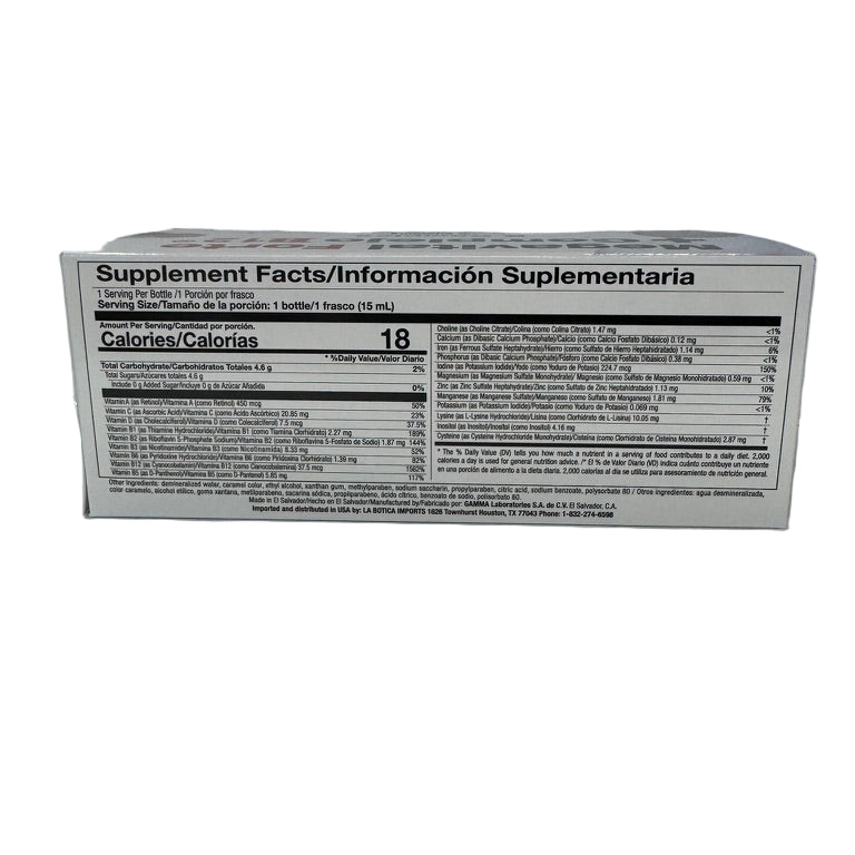 Mega Vital Forte + Complejo B12 de 21 Frascos