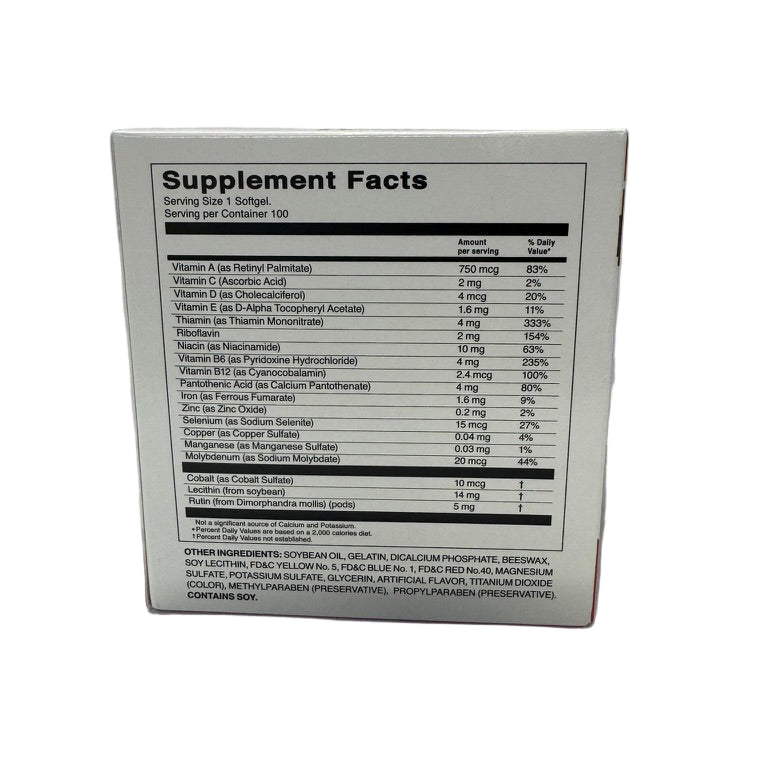 Vital Fuerte H3 Antioxidant 100 Capsules