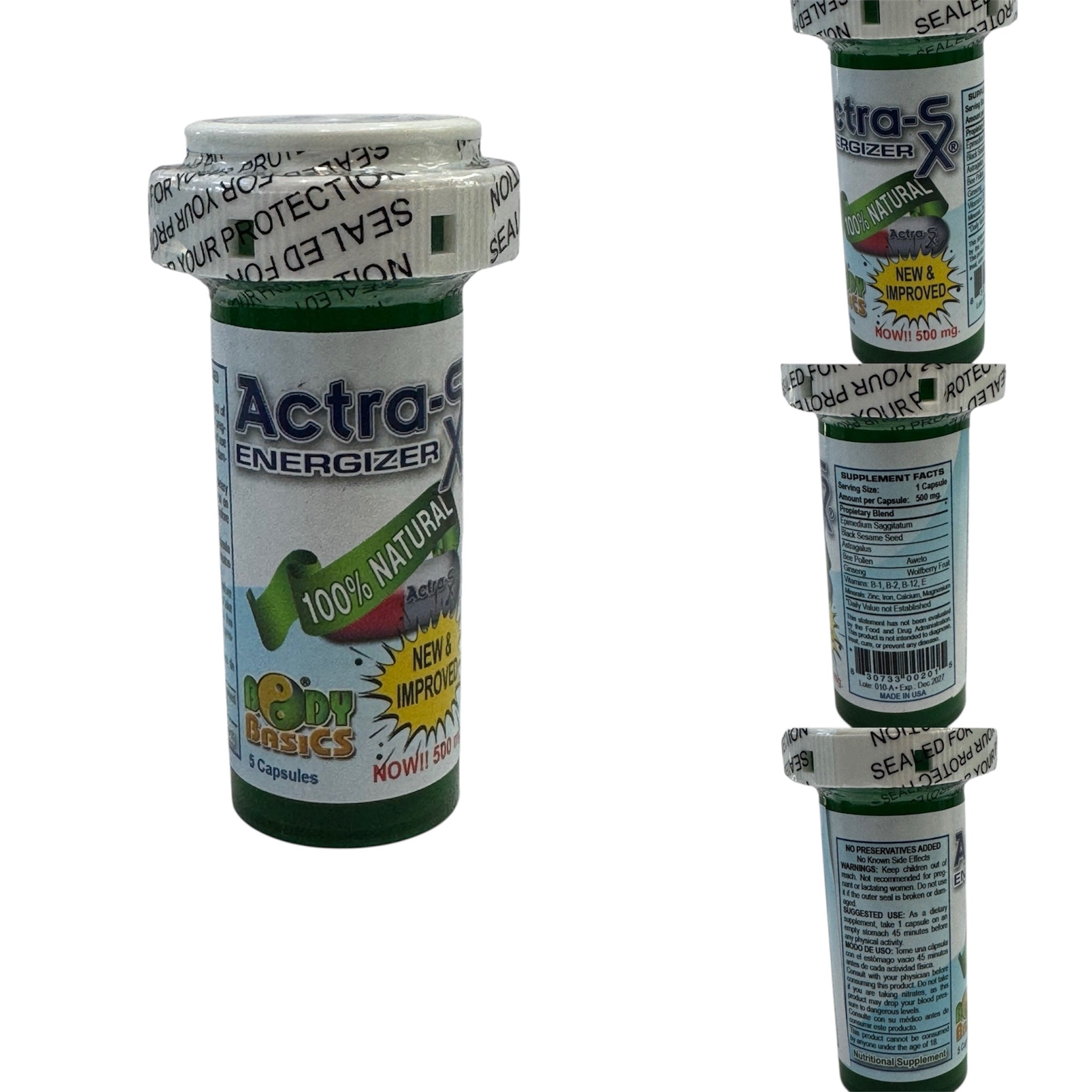 Actra-s Energizer 5 Capsules