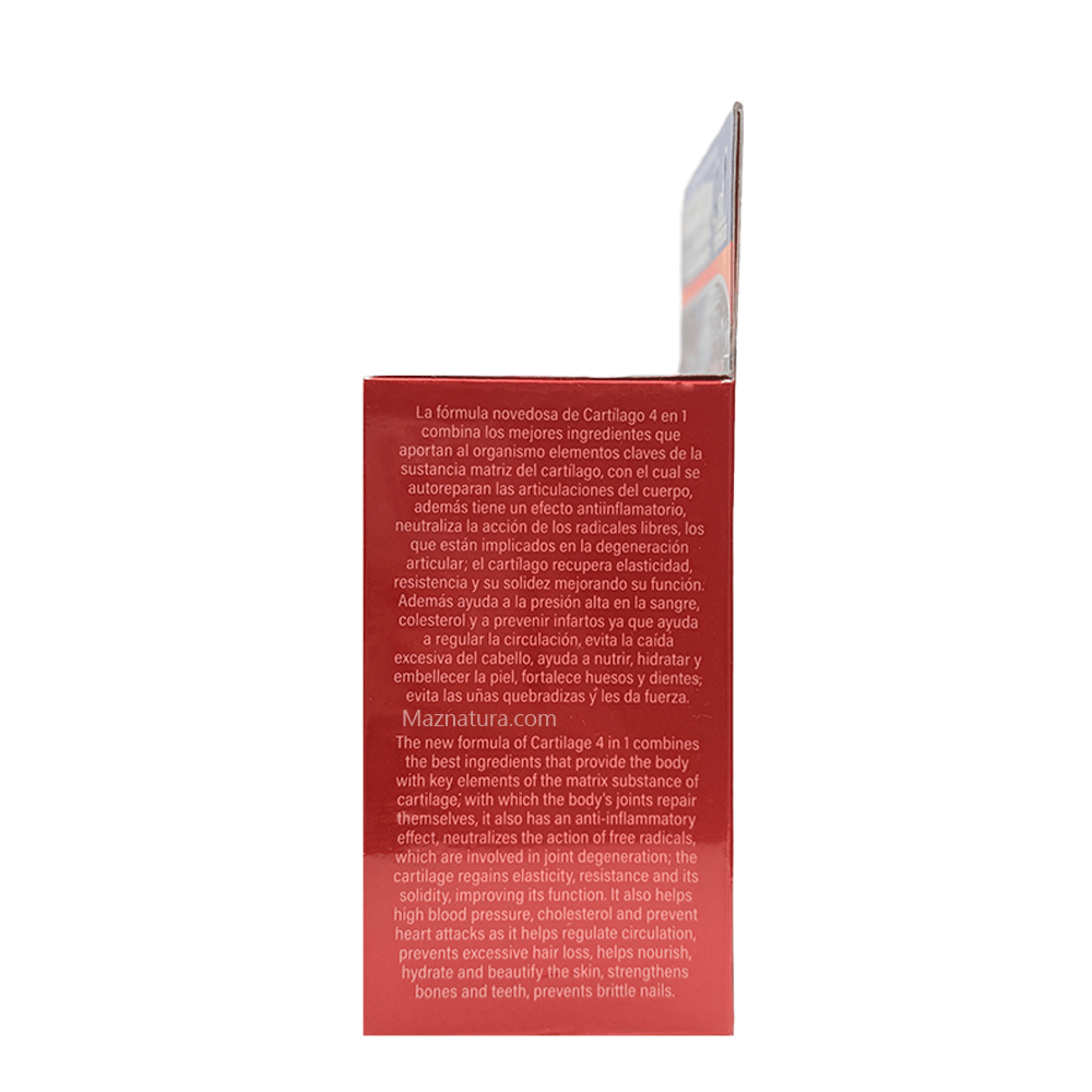 Cartilago De Tiburon 4 en 1 Reforzado 100 caps - Maznatura Default Title