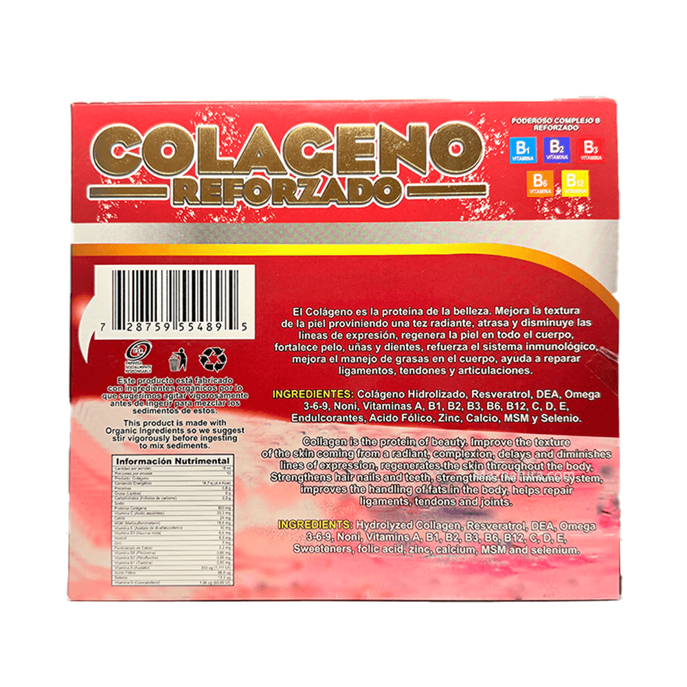 Colageno Reforzado Ampolleta Bebible - Maznatura Default Title