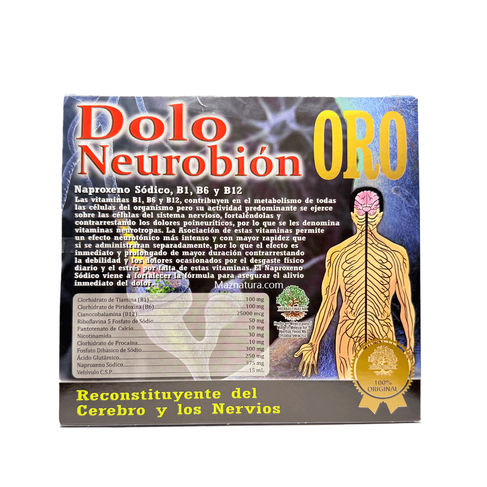 Dolo Oro Ampolleta Bebible - Maznatura Default Title