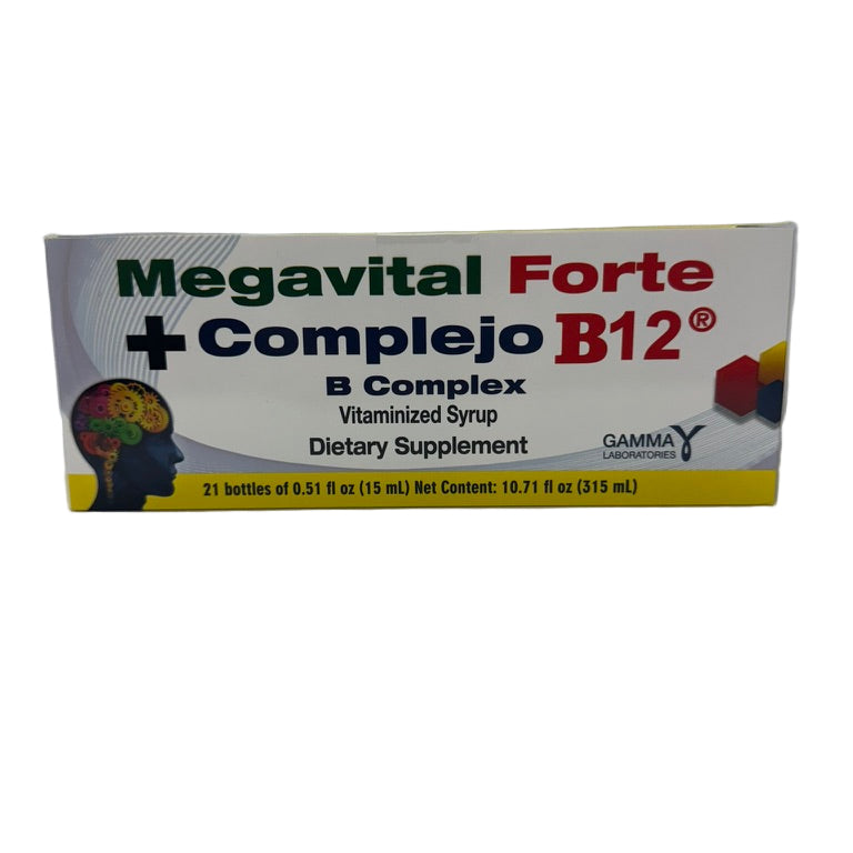 Mega Vital Forte + Complejo B12 de 21 Frascos