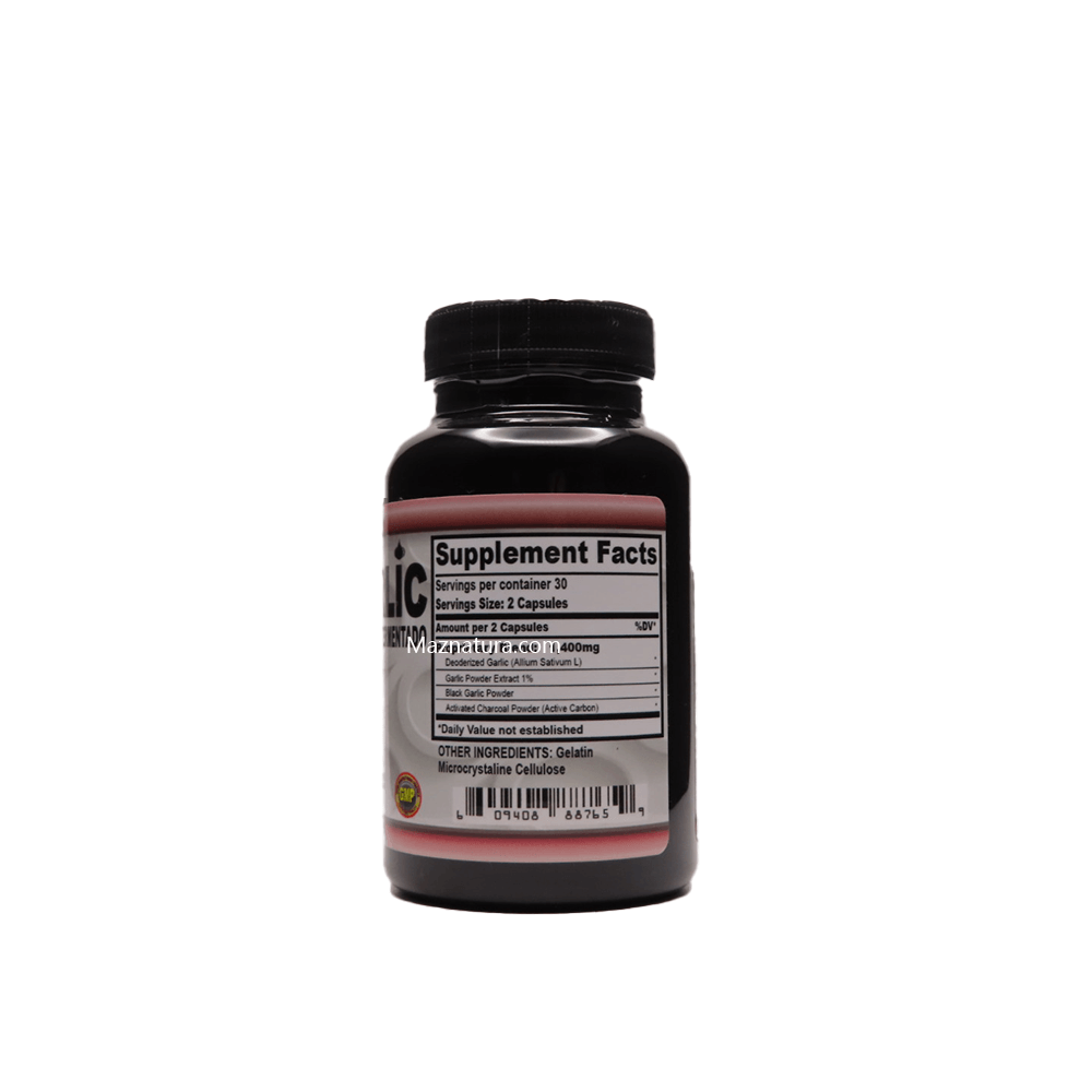 Fermented Black Garlic Capsules - Maznatura Default Title