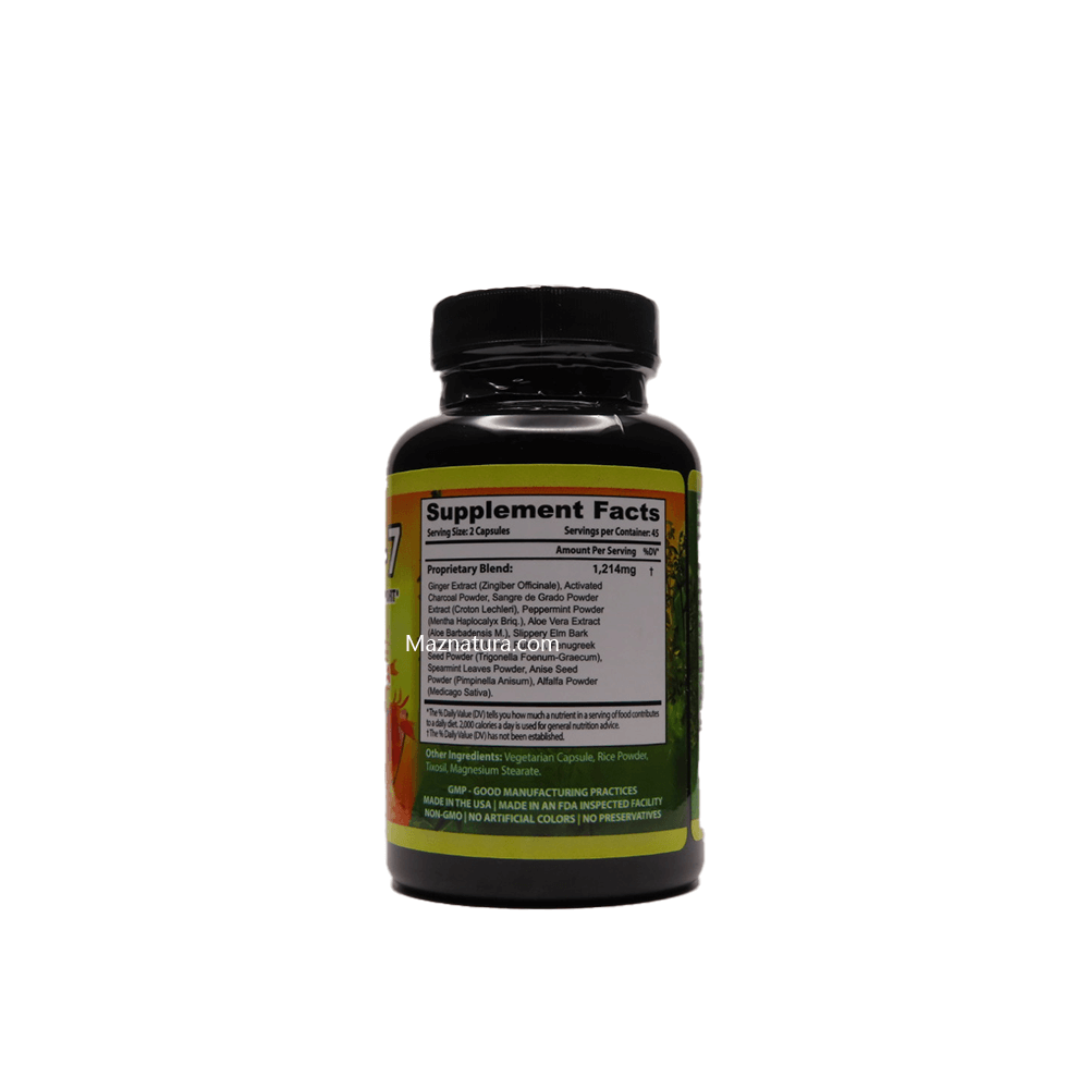 Gastro-7 Healthy Digestive System Support Capsules - Maznatura Default Title
