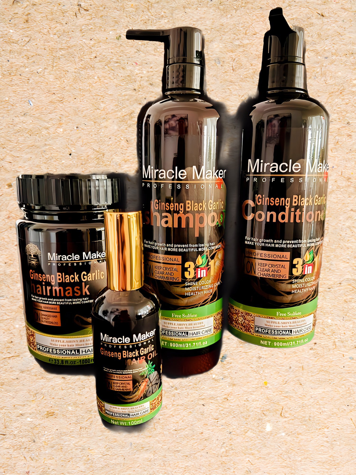 Miracle grow shampoo treatment set
