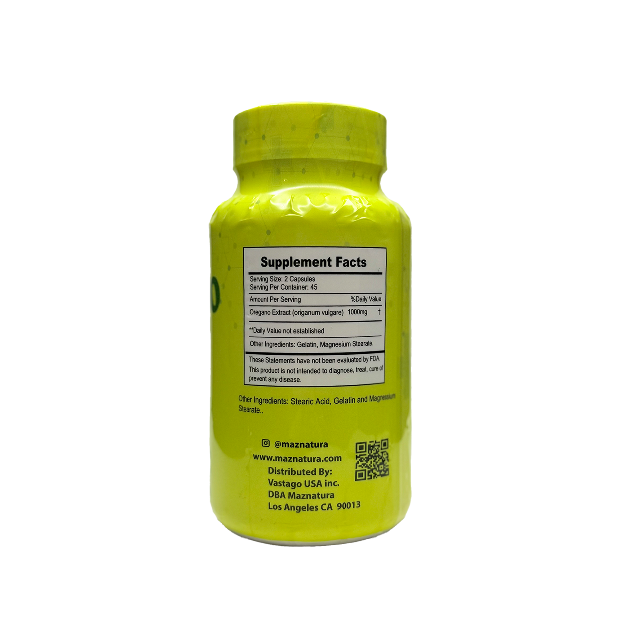 Oregano Capsulas - Maznatura Default Title