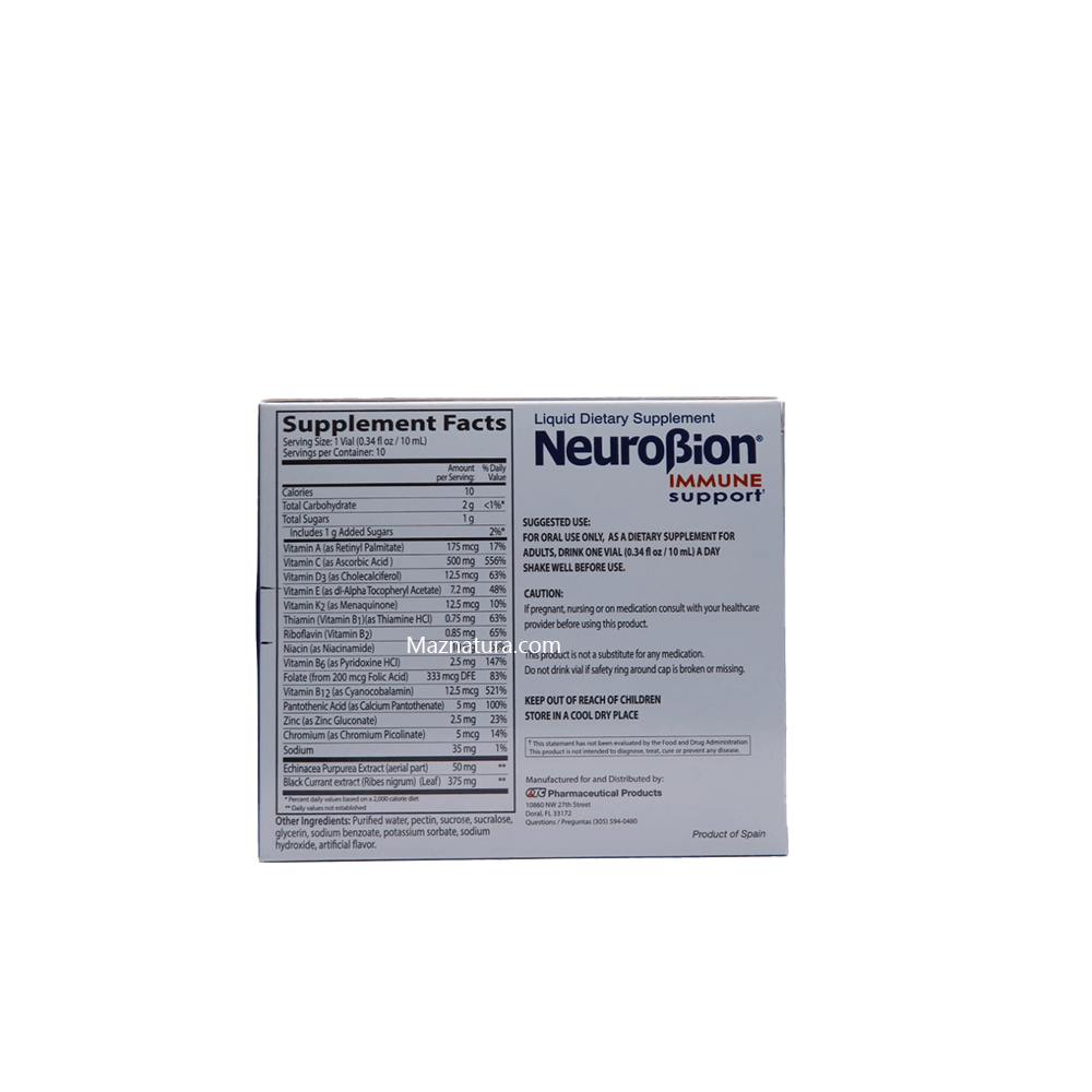 NeuroBion Immune Support Liquid Dietary Supplement