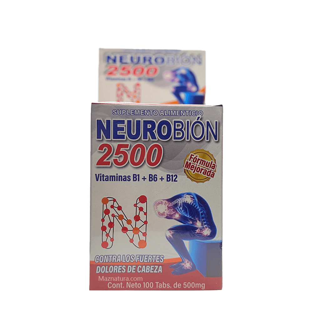 Neurobion 2500 vitamina B1+B6+B12 100 caps - Maznatura Default Title