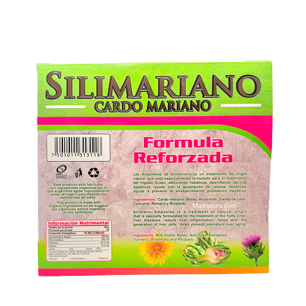Silimariano Cardo Mariano Ampolleta Bebible - Maznatura Default Title