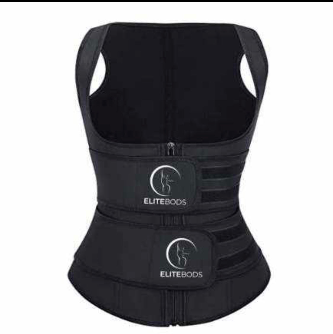 Sauna 2 Velcro Strap Zip Up Women's Vest